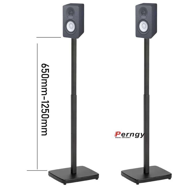 Speaker Stand Tripod - (1ペア=2個) SF-P08 65cm-125cm メタルユニバーサルサラウンドサウンドスピーカーディスプレイフロアスタンドオーディオスタンドスピーカーブラケット
