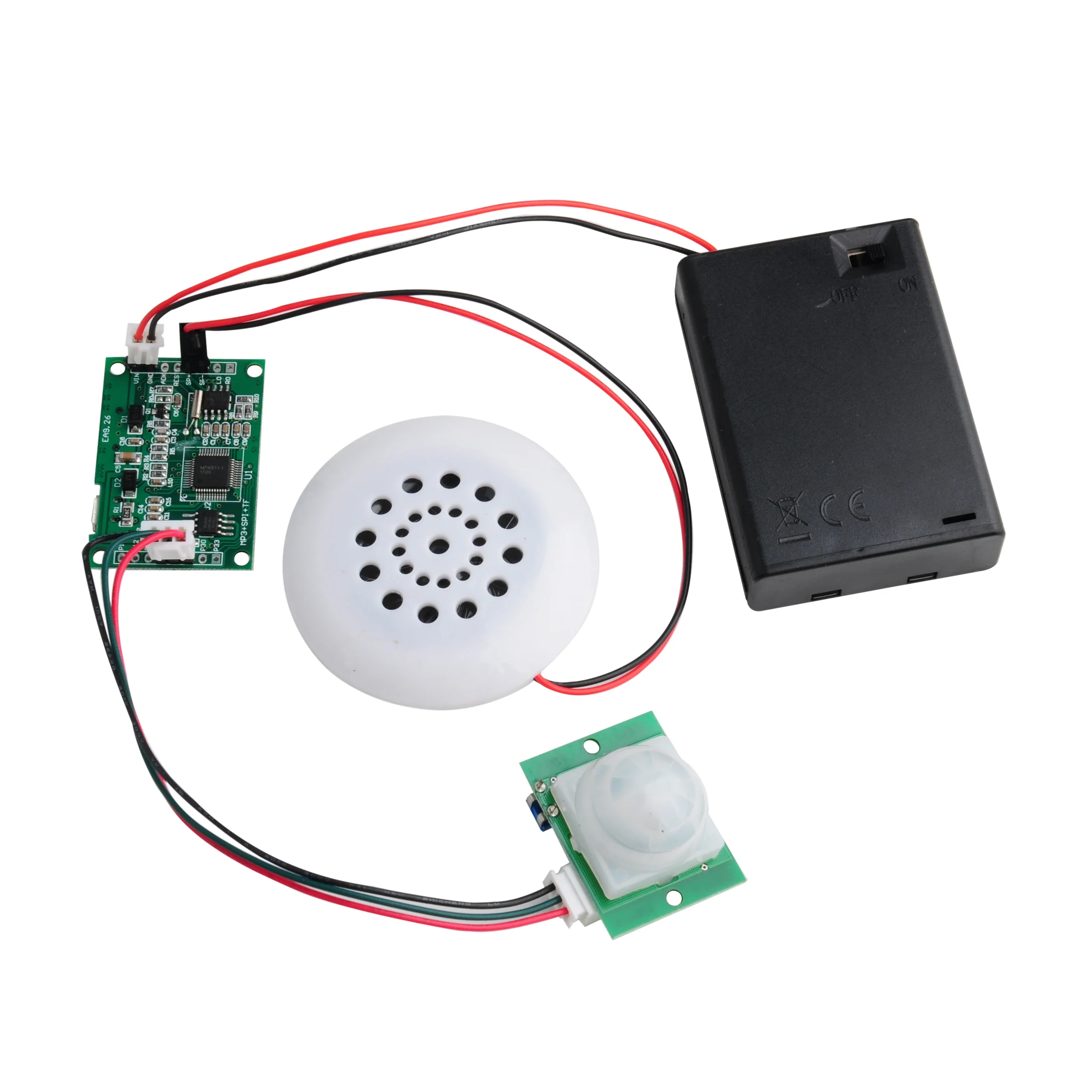 Audio Music Mp3 Download - MP3音声モジュールキット ウェルカムデバイス DIY 人体赤外線感知 USBダウンロード 音楽セキュリティプロンプト