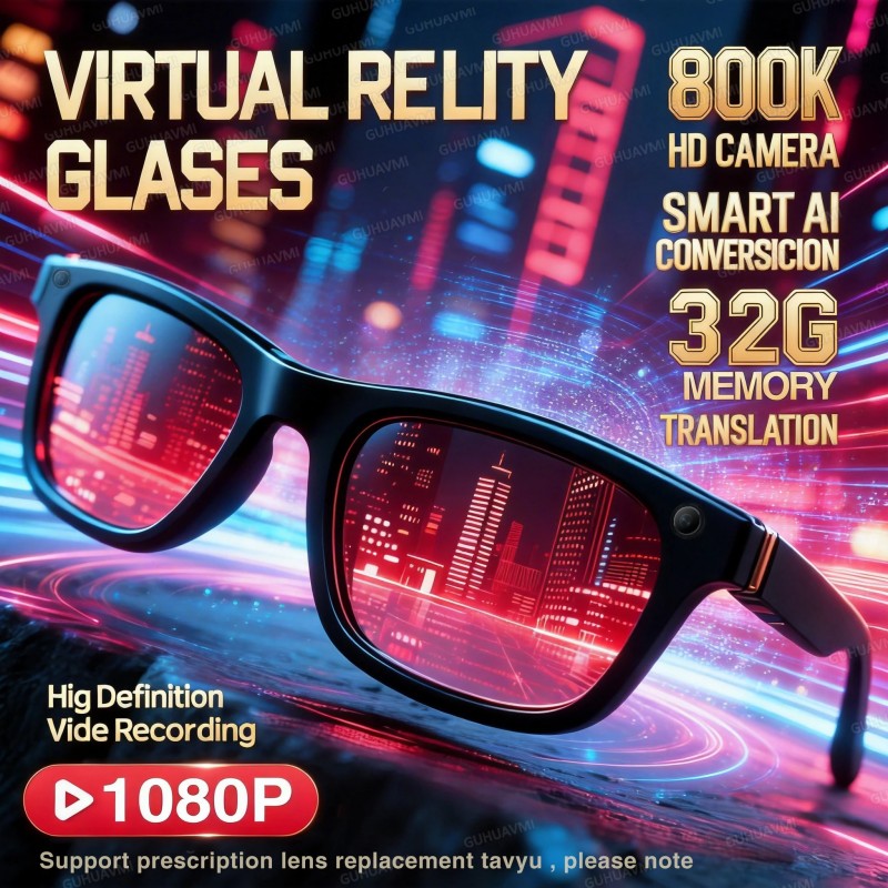 Audiovision Music Player - レノボ 8K AIスマートグラス 100MPカメラ搭載 Chat GPT対応