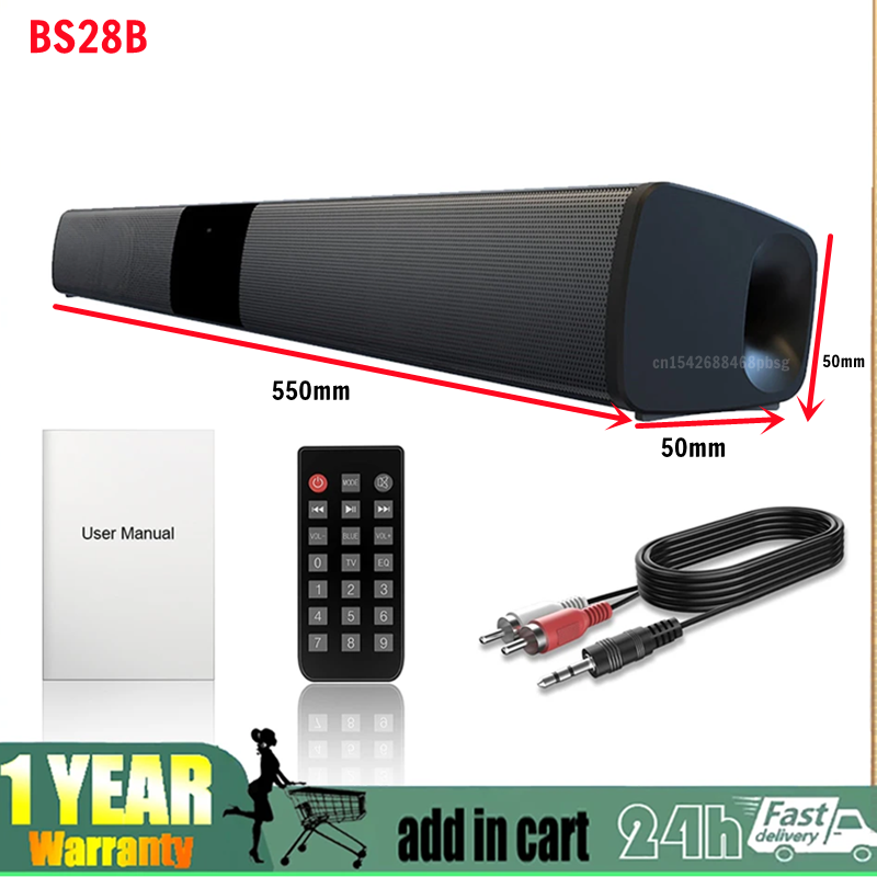 Audio Music Visualizer Free - 40 ワットワイヤレス Bluetooth サウンドバーステレオスピーカーホームシアター PC TV