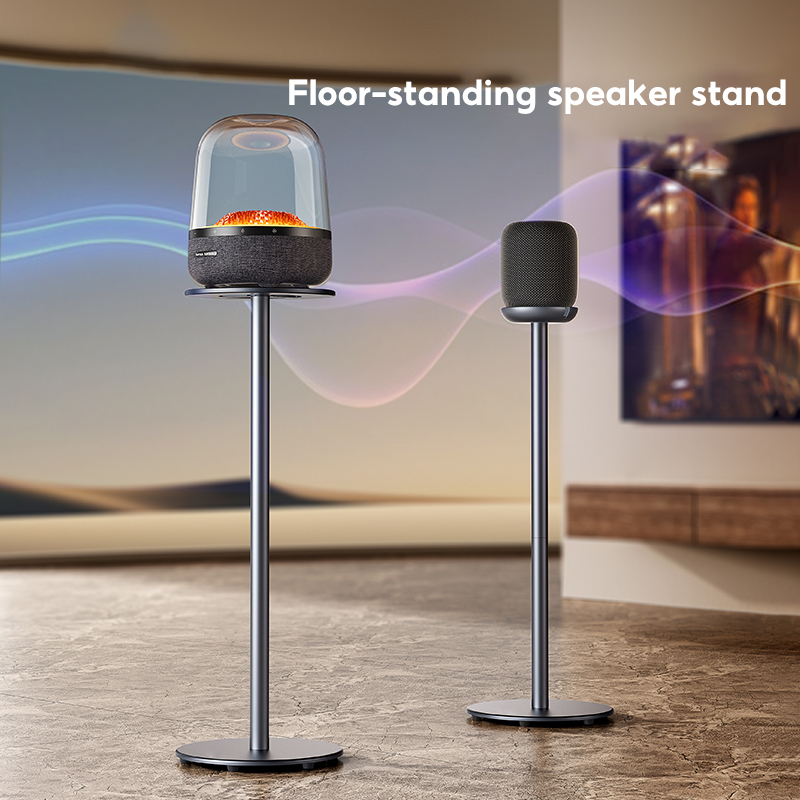 Speaker Stand Tripod - フロアスタンド型スピーカーブラケット Apple HomePod 第一世代および第二世代に適した配置ラック アルミニウム合金ブラケット