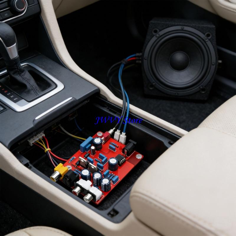 Audio Music Quality Enhancer - 573A TDA1543 CS8412 DAC サウンドデコーダボード光同軸入力 HiFi