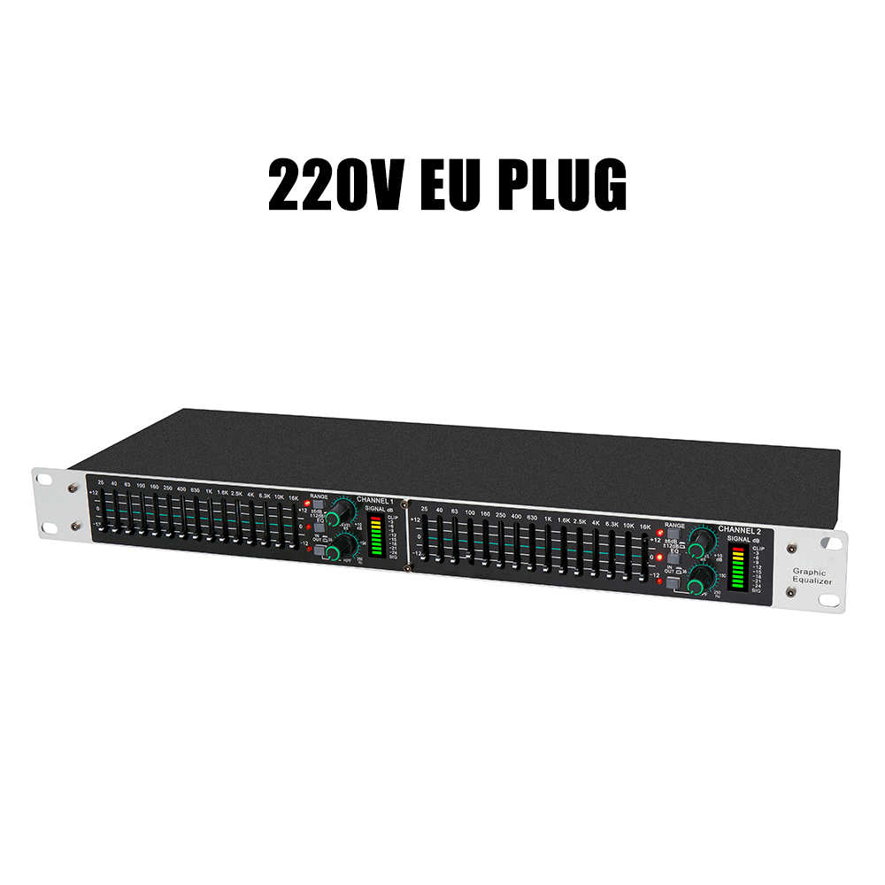 Eq215 デュアル15バンドグラフィックイコライザー アク - Audio Music Equalizer のレビューと価格