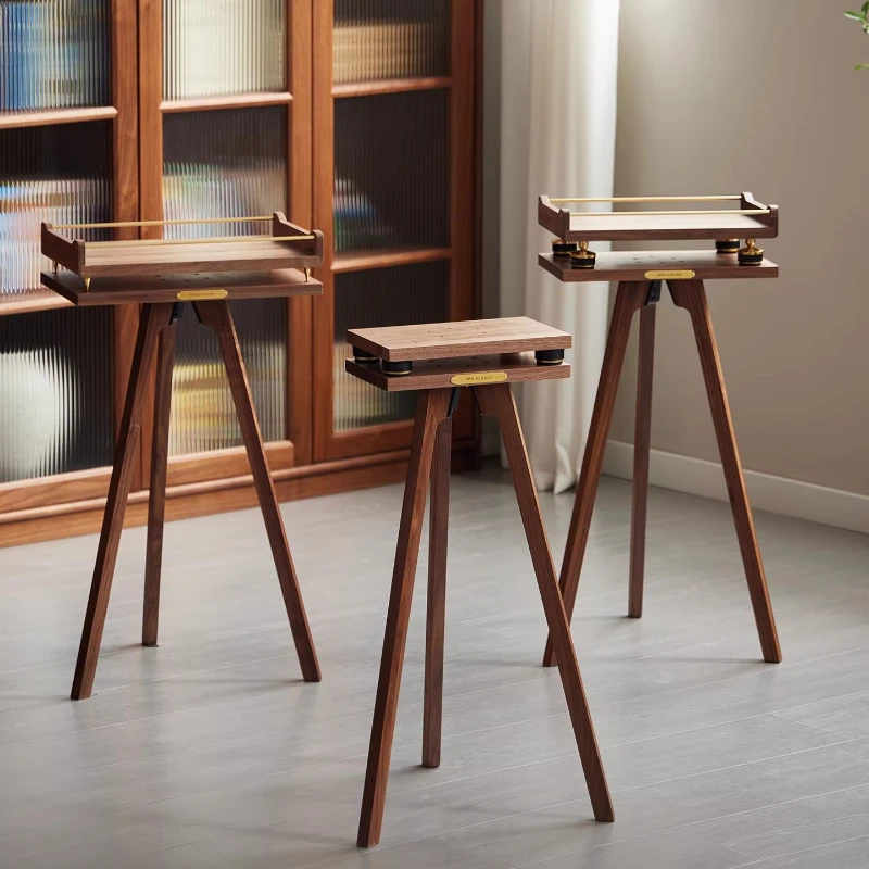 スピーカーフロアスタンド、防振設計の無垢材三脚分離スタンド、 - Speaker Stand Tripod のレビューと価格