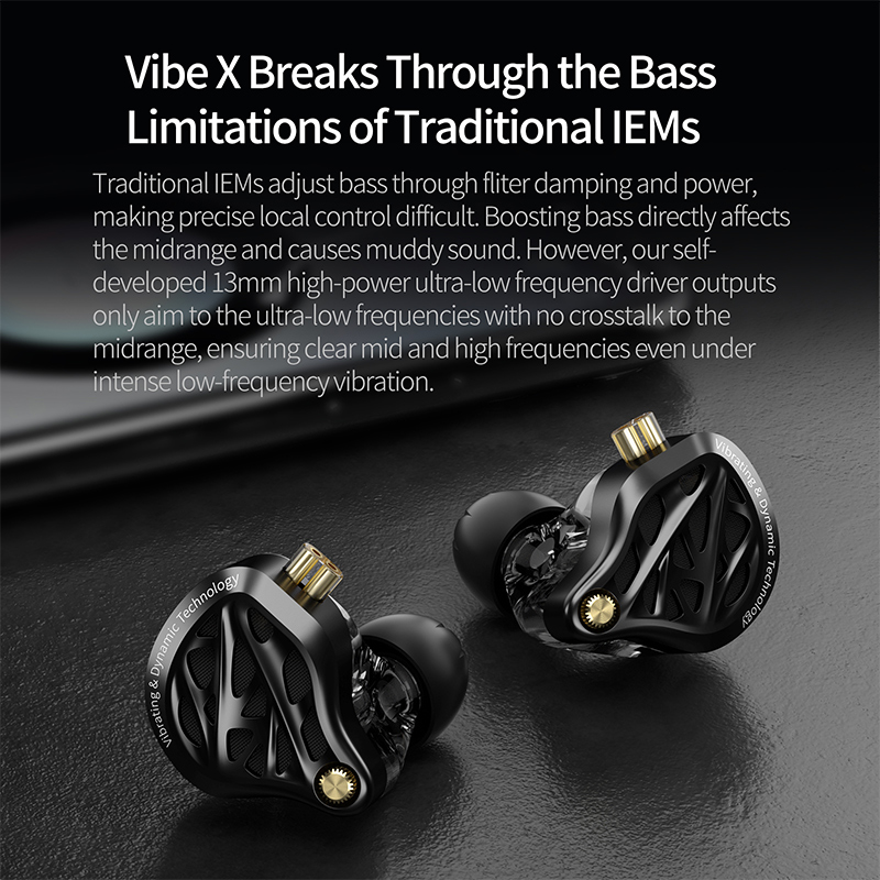 KZ Vibe X インイヤーイヤホン 低周波振動 HiFi - Audio Vibes Music のレビューと価格