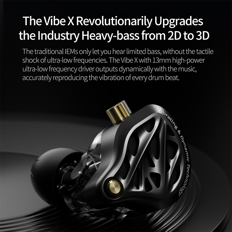 KZ Vibe X インイヤーイヤホン 低周波振動 HiFi - Audio Vibes Music のレビューと価格