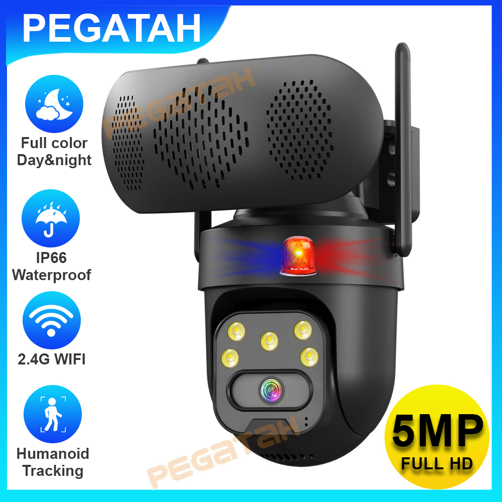 5MP IP カメラ屋外 2.4G WiFi セキュリティカ - Audiovision Music Player のレビューと価格