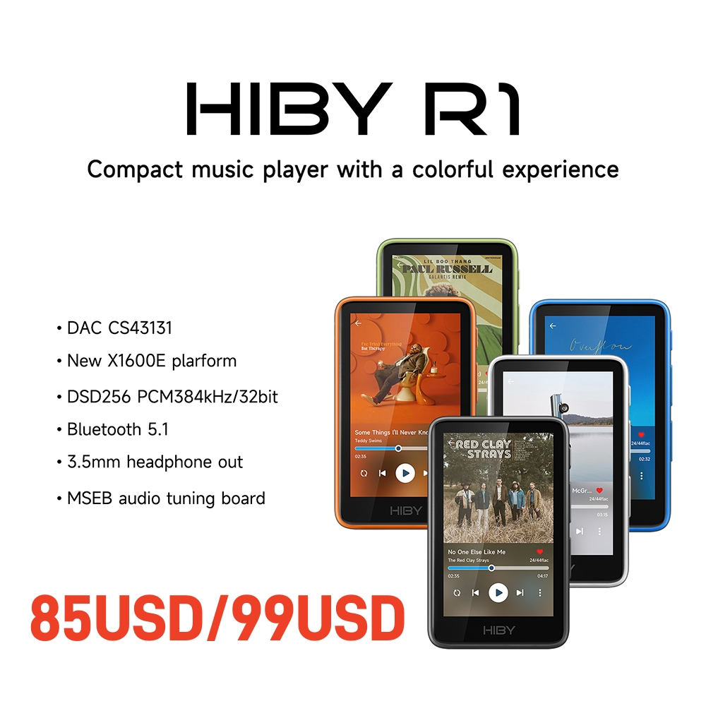 HiBy R1 Haibei ロスレス音楽プレーヤー ピュア - Music Audiobook のレビューと価格