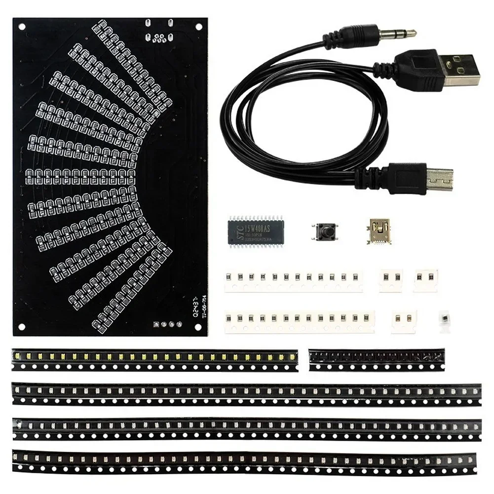 DIY LED 音楽スペクトル表示キット、オーディオビジュア - Audio Music Visualizer Free のレビューと価格