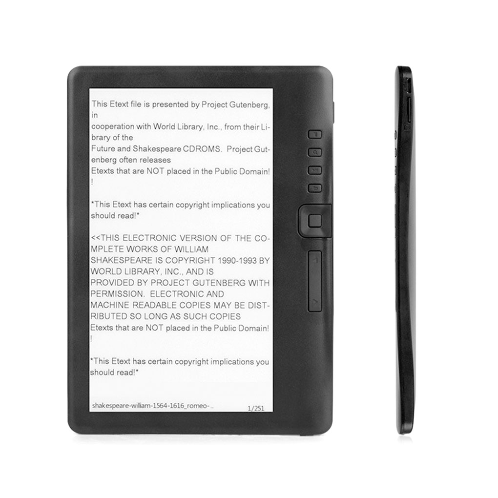 電子ブックリーダー 7 インチ HD TFT スクリーンデジ - Music Audiobook のレビューと価格