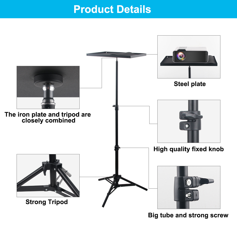 110 センチメートル 160 センチメートル調整可能なユニ - Speaker Stand Tripod のレビューと価格