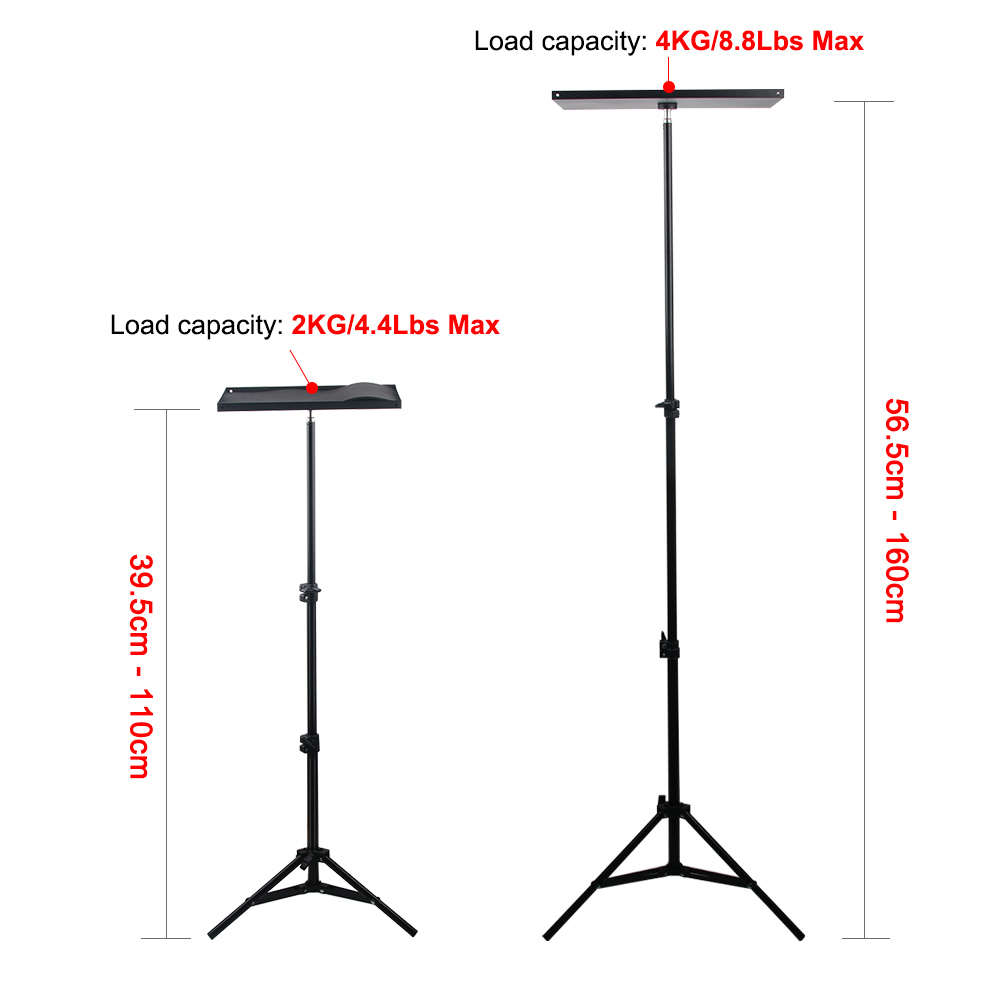 110 センチメートル 160 センチメートル調整可能なユニ - Speaker Stand Tripod のレビューと価格