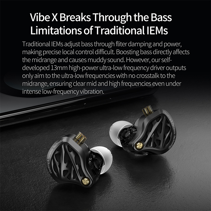 KZ Vibe X 有線イヤホン 重低音 HiFi ステレオ - Audio Vibes Music のレビューと価格