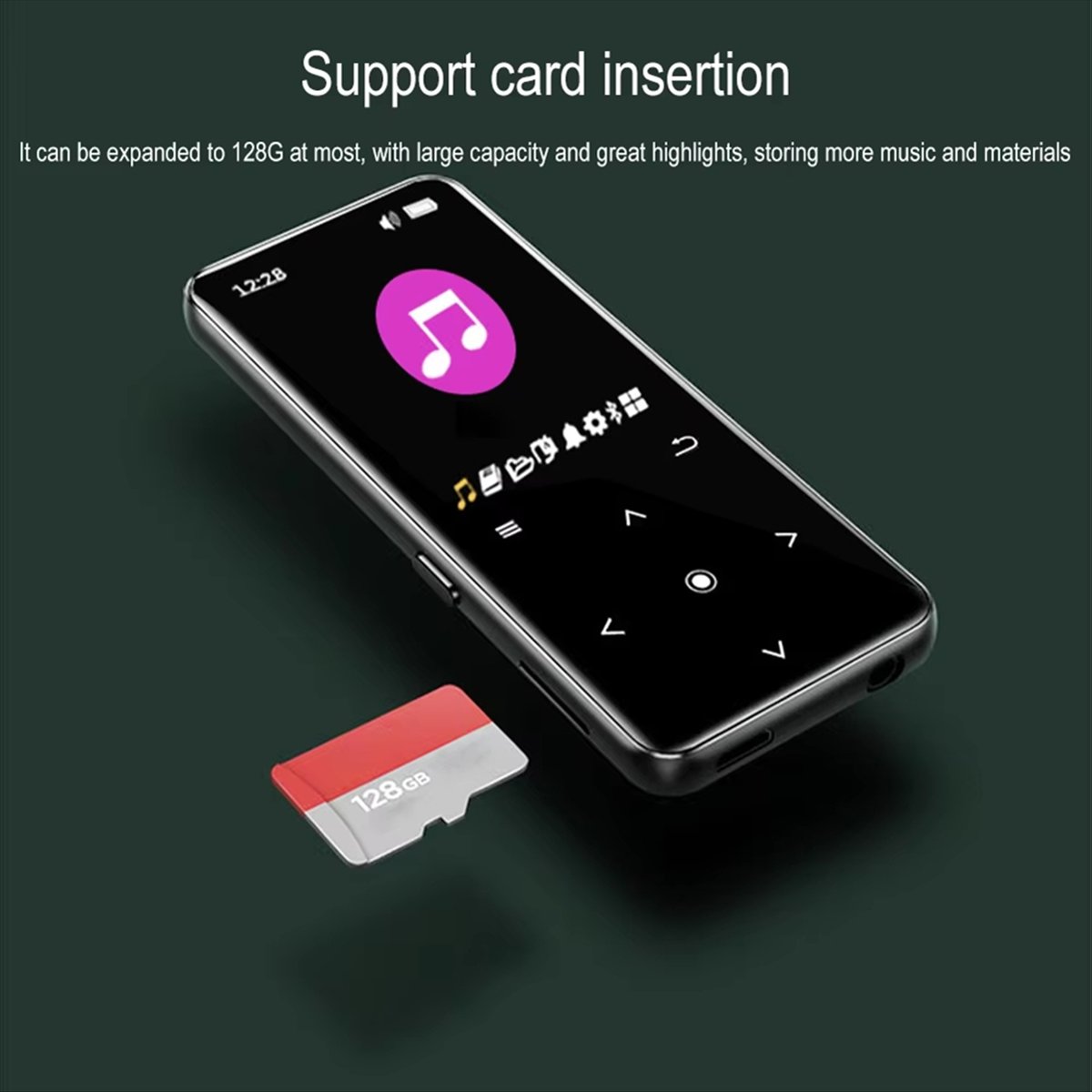 サマーセール MP3プレーヤー Bluetooth 5.0  - Music Audiobook のレビューと価格