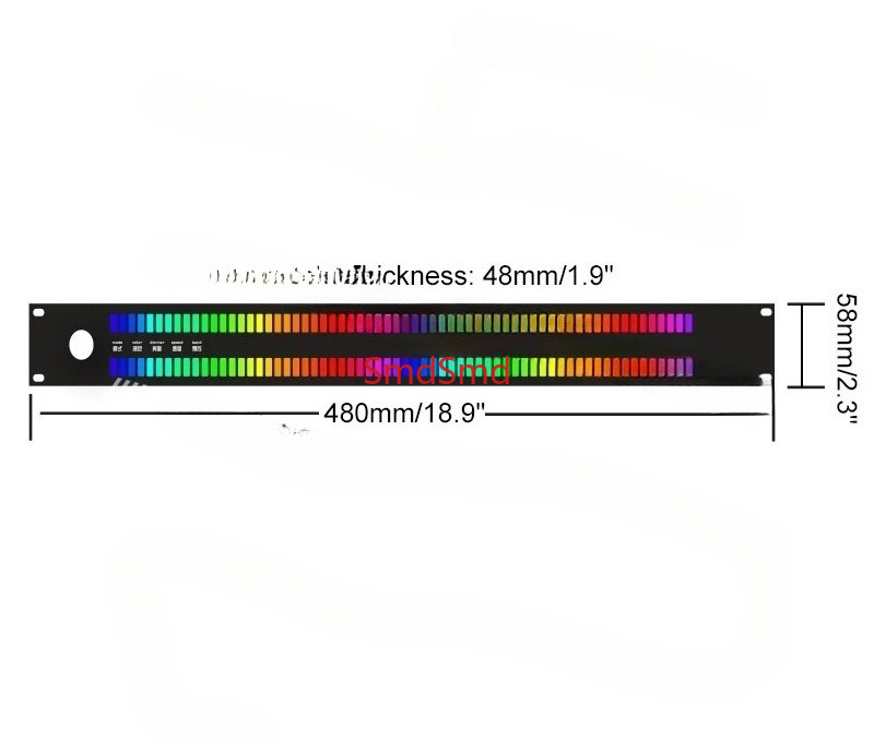 128ライトLEDミュージックスペクトラムディスプレイLED - Audio Music Visualizer Free のレビューと価格